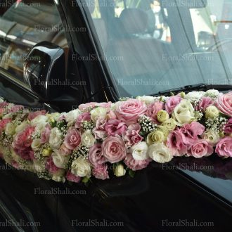 گل ماشین عروس کد 3